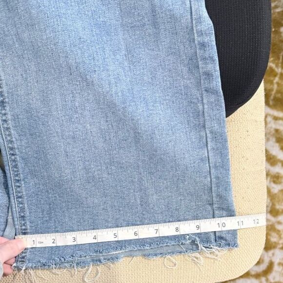 OAT New York Braided Waist Wide Leg Light Wash Jeans Women’s Raw Hem 2/26 - Picture 6 of 9